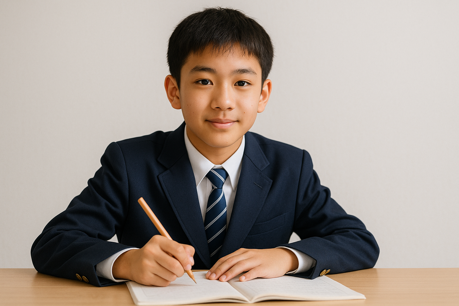 長津田駅前の高校生向け個別指導塾WAMで勉強する生徒